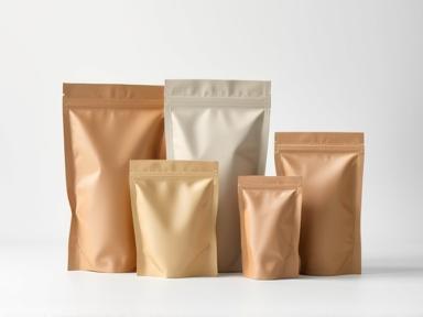 Verschiedene Kaffeebeutelformen nebeneinander